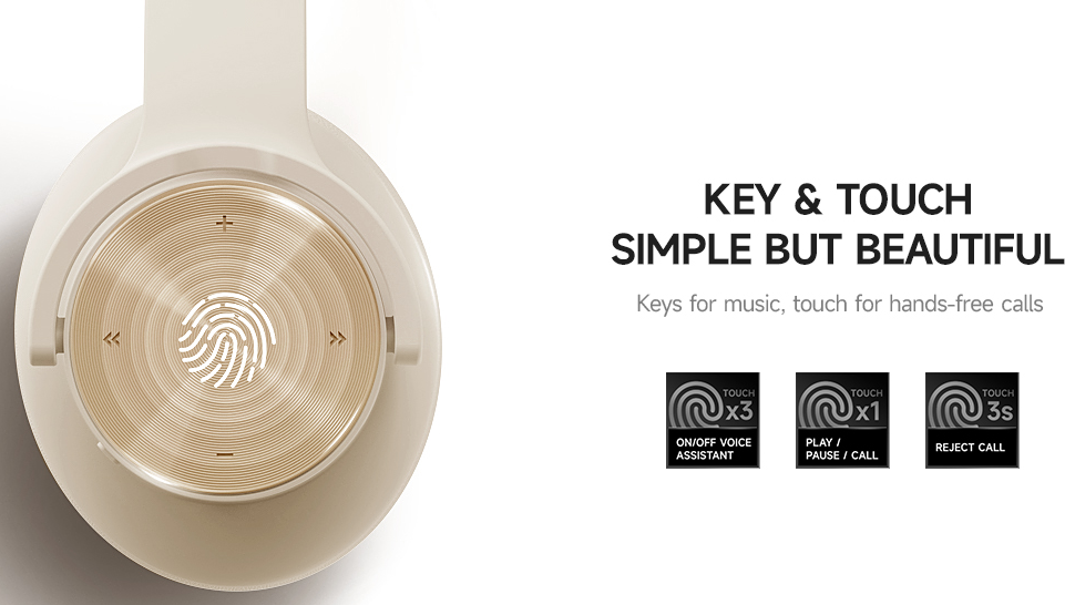 Наушники с микрофоном Picun b8 Bluetooth Beige - фото 8 Наушники с микрофоном Picun b8 Bluetooth Beige - фото 8