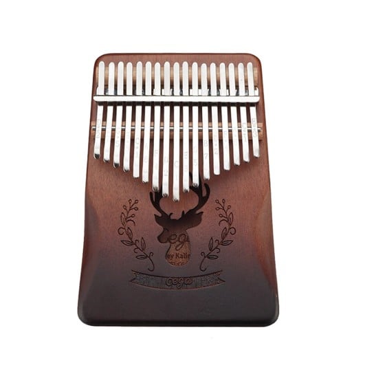 Музичний інструмент Калімба Cega (Kalimba) на 17 язичків Коричневий - фото 2