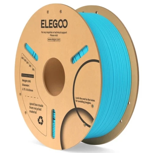 Пластик для 3D-друку Elegoo PLA 1,75 мм 1 кг Cyan (MCT-50.203.0107)