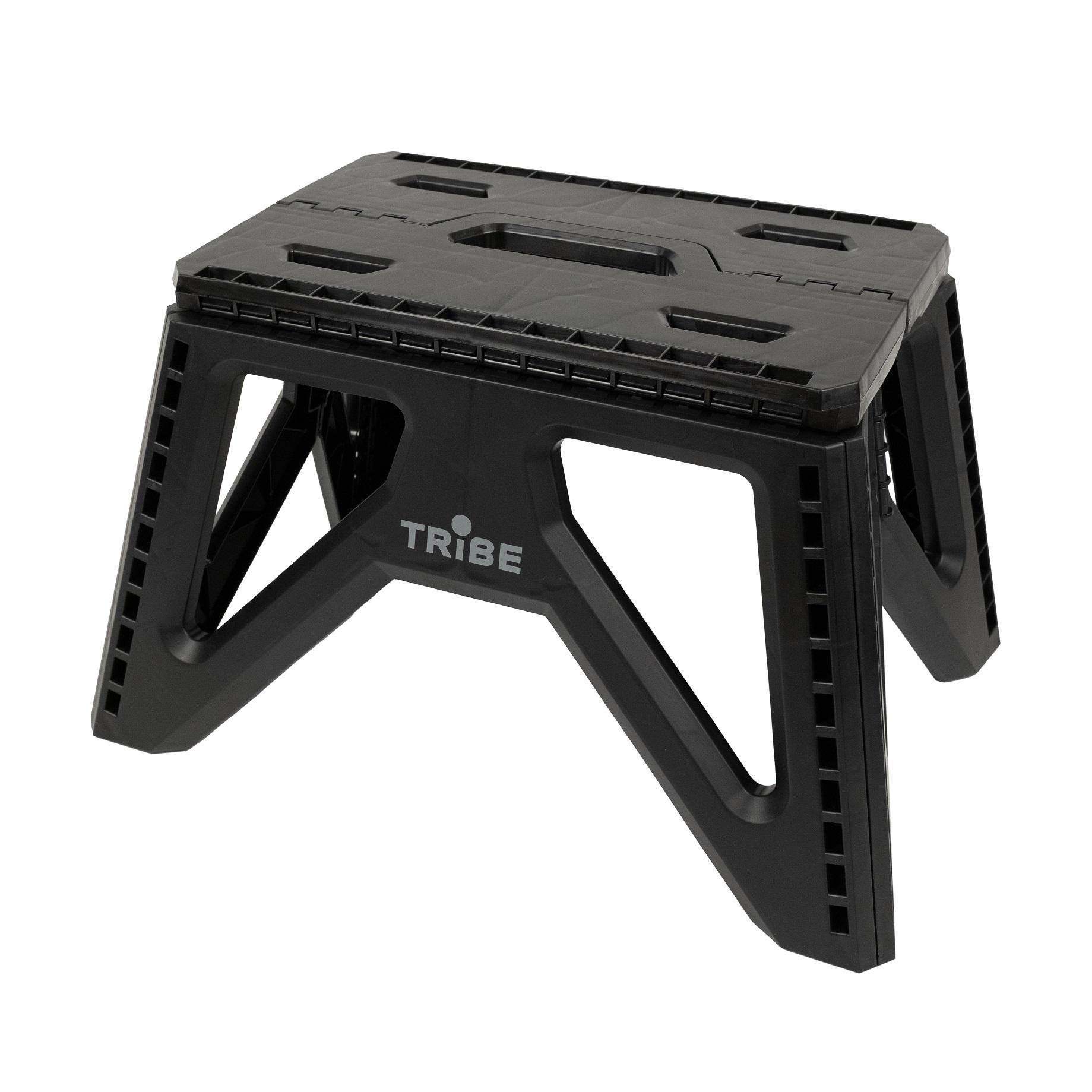 Табурет туристический пластиковый складной Tribe Camp Chair Low (T-EF-0001-black)