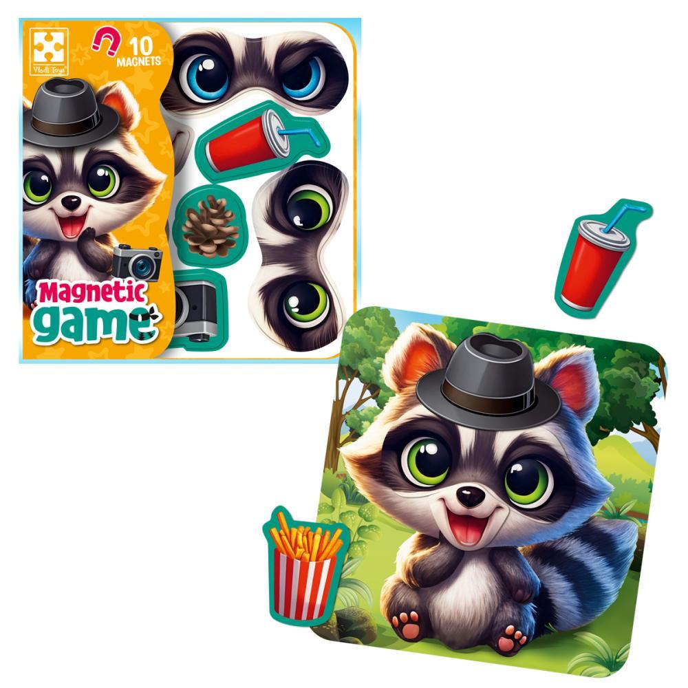 Игра развивающая Vladi Toys магнитная Эмоции Енота (VT3220-03) Игра развивающая Vladi Toys магнитная Эмоции Енота (VT3220-03)
