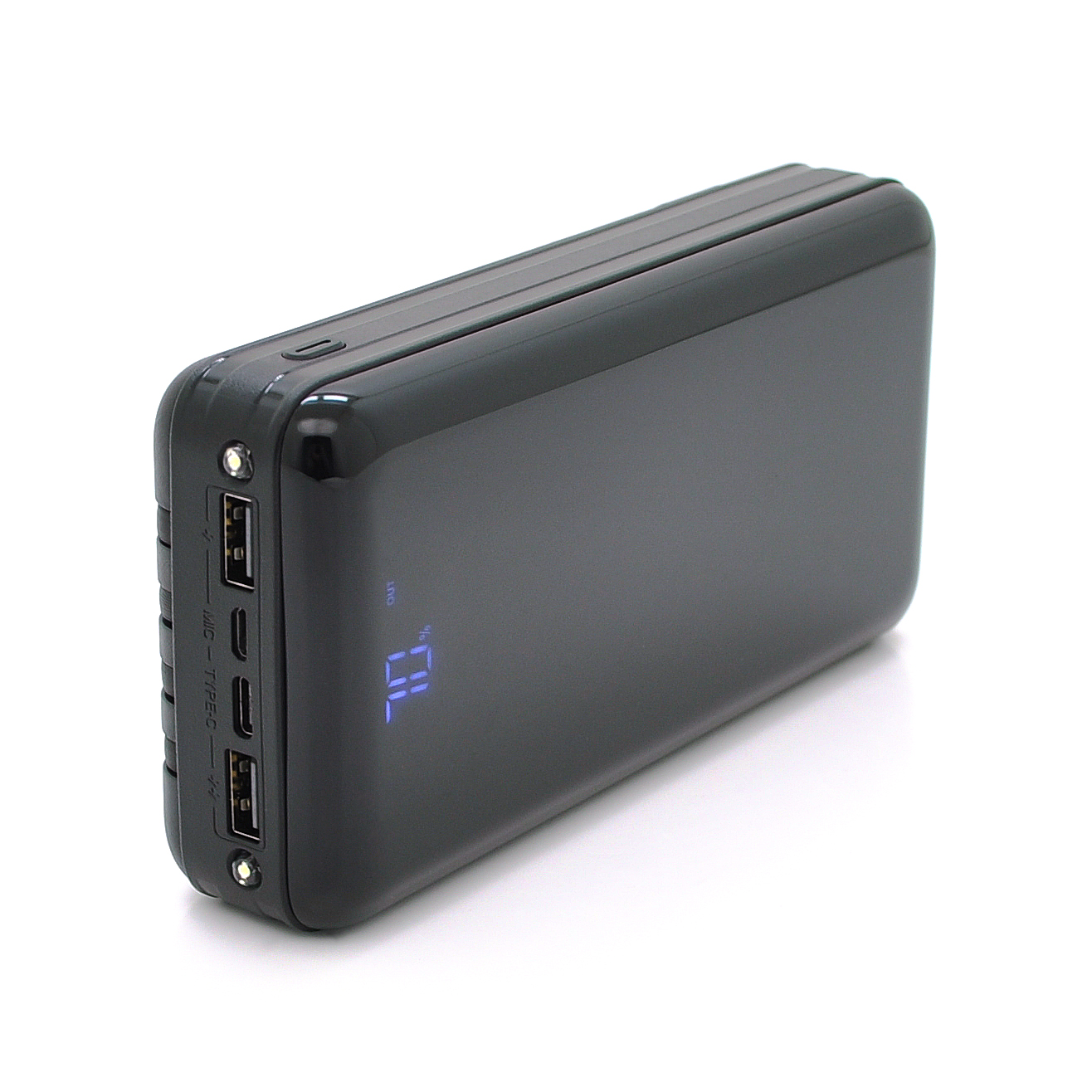 Повербанк Bix USB Lightning Type-C 30000 mAh Черный (26252346)