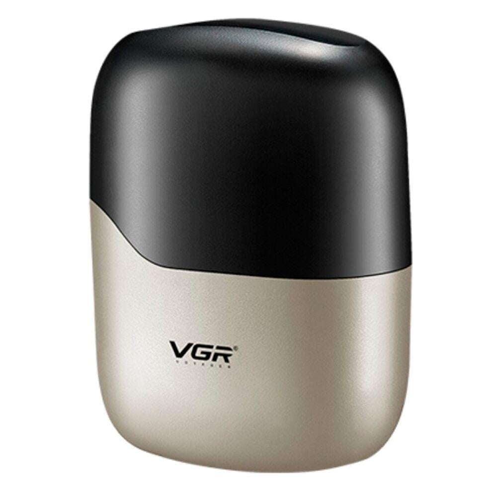 Электробритва роторная аккумуляторная VGR V-345 2 головки IPX7 до 45 мин USB Type-C Серый (ML-06769)