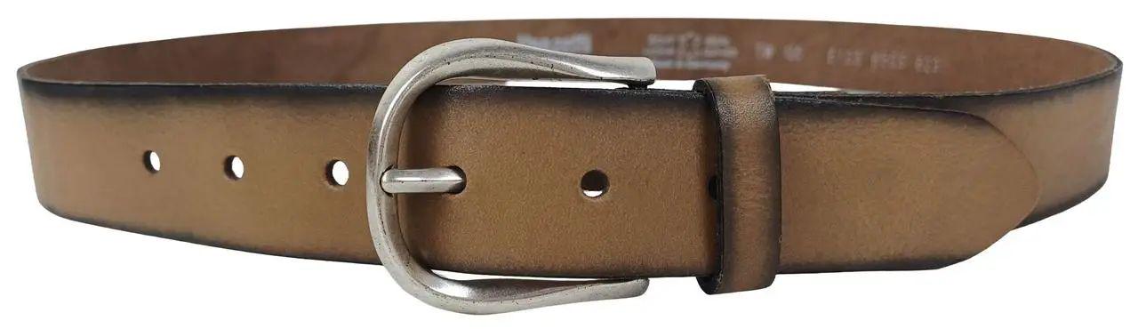 Ремінь жіночий шкіряний Vanzetti 115х3,3 см Коричневий (RMT283)