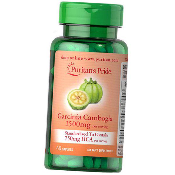 Гарцинія камбоджійська Garcinia Cambogia 750 Puritan's Pride 60 каплет (02367012)