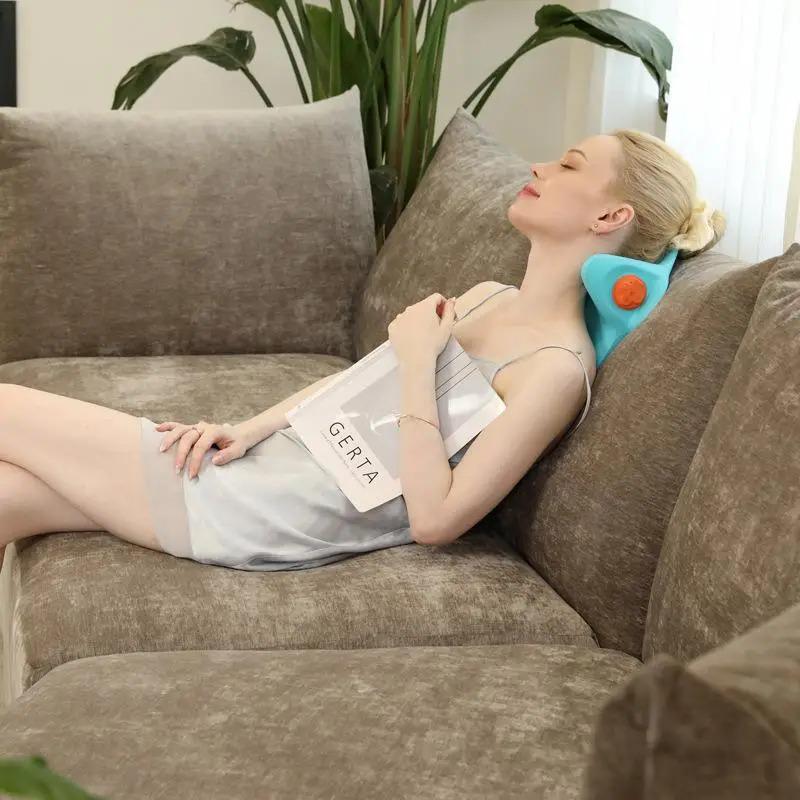 Массажер для шеи Spin Pillow мпульсный подголовник U-образный (10700) - фото 4