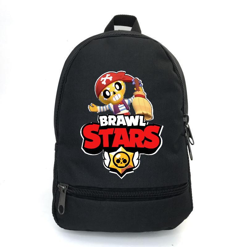 Школьный рюкзак BIG School Bag BS-060 с принтом Бравл Старс Поко 43х30х17 см 22 л Черный (2314375375)