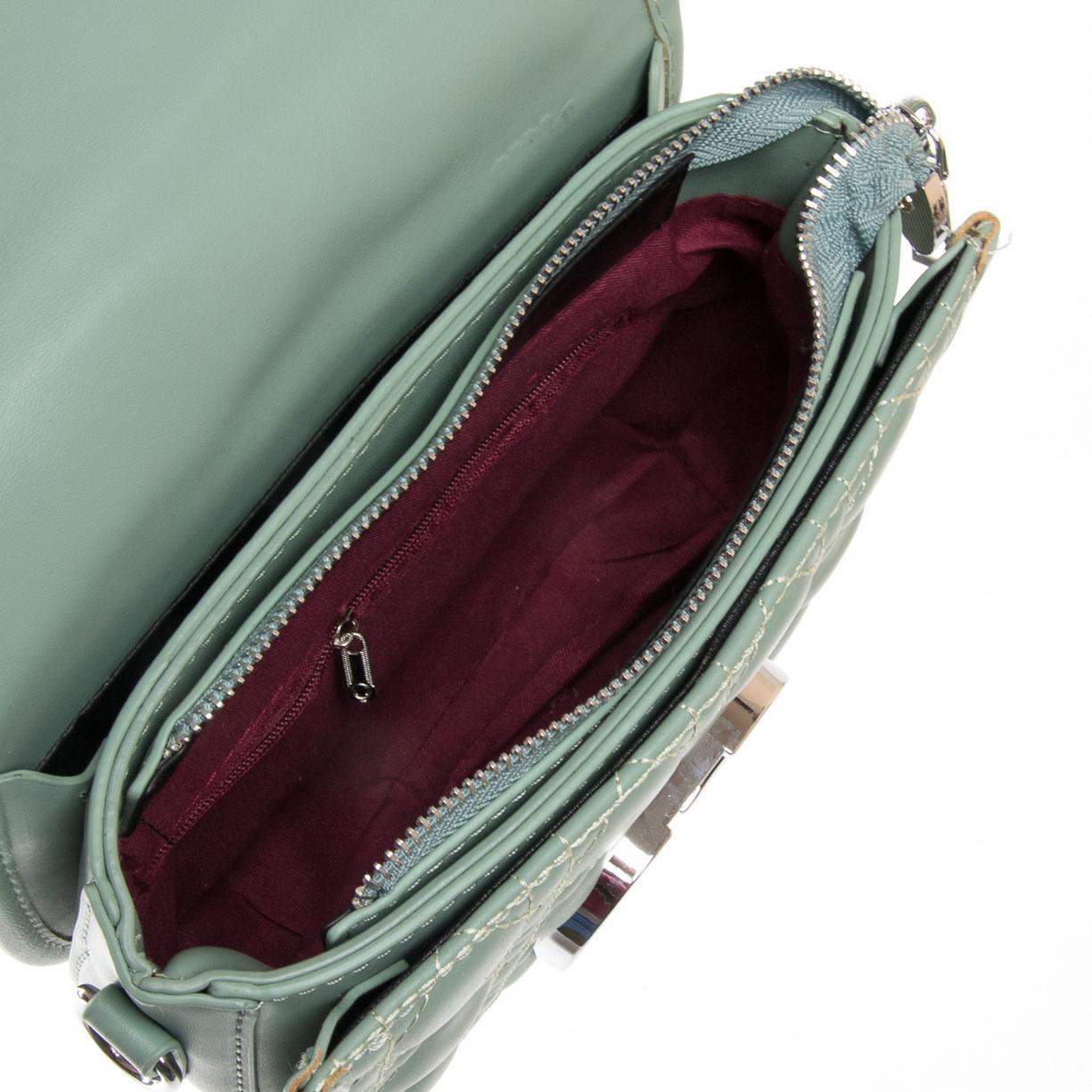 Женская сумочка-клатч Fashion 7117 Мятный - фото 4