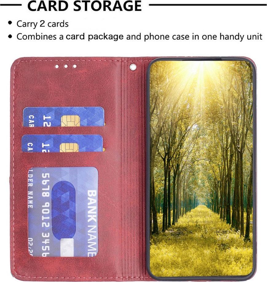 Чехол книжка SHLab Prisma Xiaomi Redmi 10C Red (36308-2D) - фото 5 Чехол книжка SHLab Prisma Xiaomi Redmi 10C Red (36308-2D) - фото 5