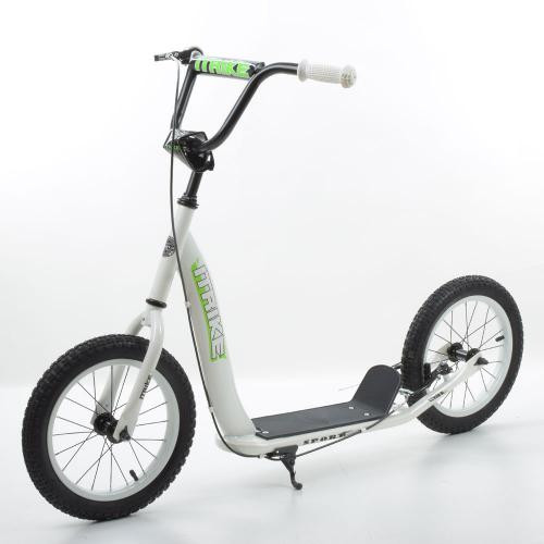 Самокат міський iTrike від 6 років двоколісний з гумовими колесами Білий (DS-171-S-227)