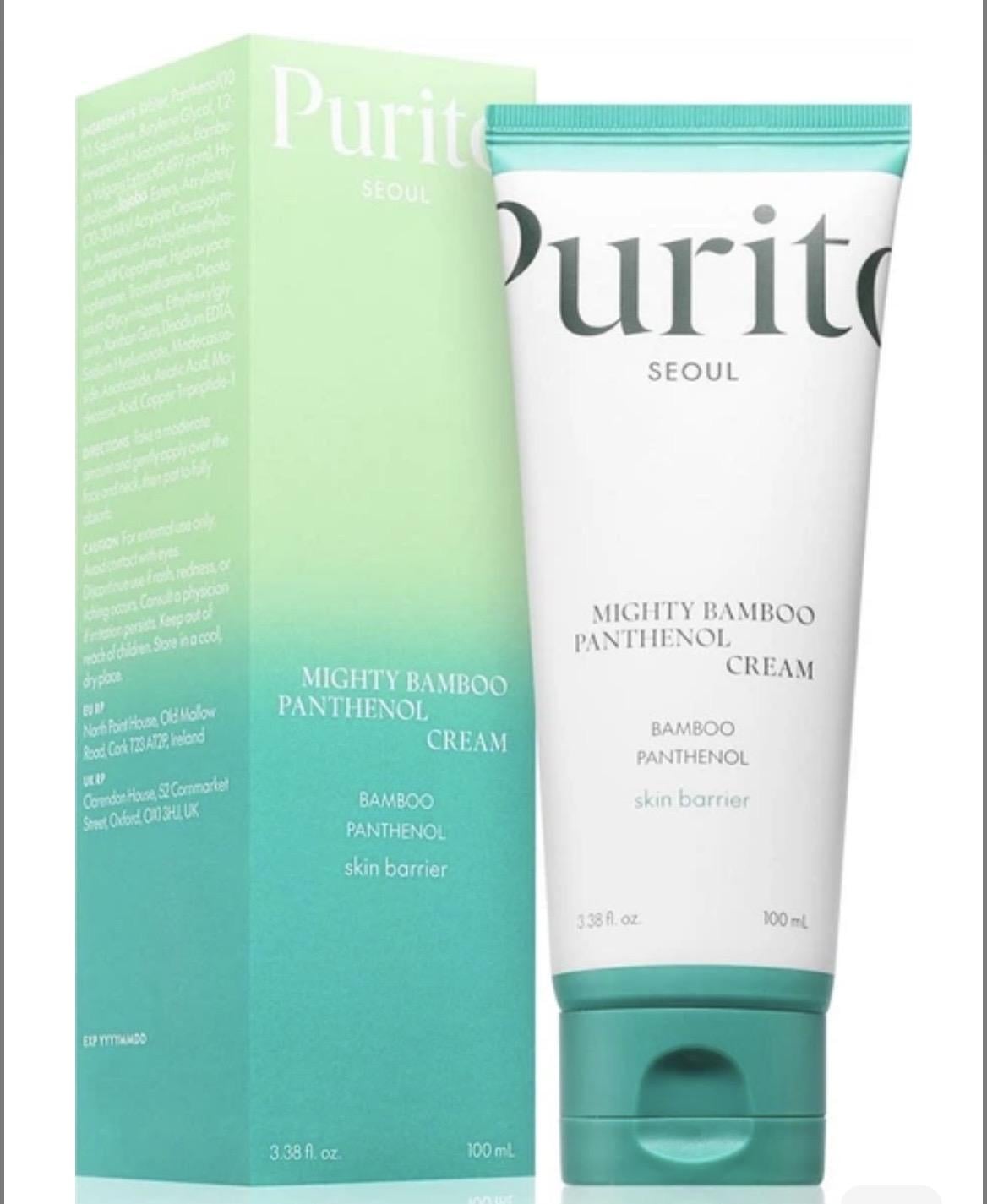 Крем зволожуючий з пантенолом Purito Seoul Mighty Bamboo Panthenol Cream 100 мл
