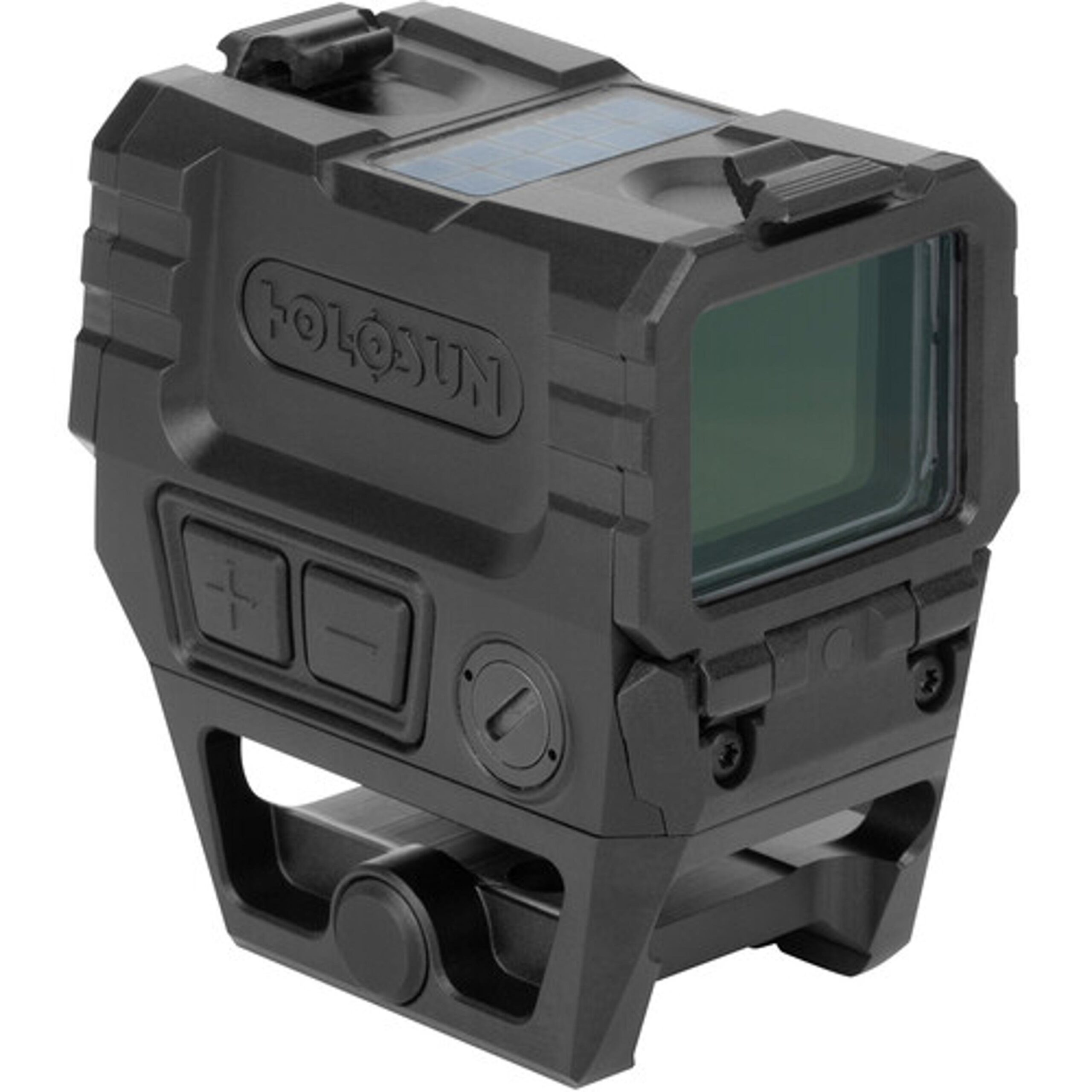 Коліматорний приціл HOLOSUN червона точка 2 MOA Dot/65 MOA Circle/Dot+Circle IP67 CR2032/ сонячна панель Black (AEMS-PRO-X2-RD)