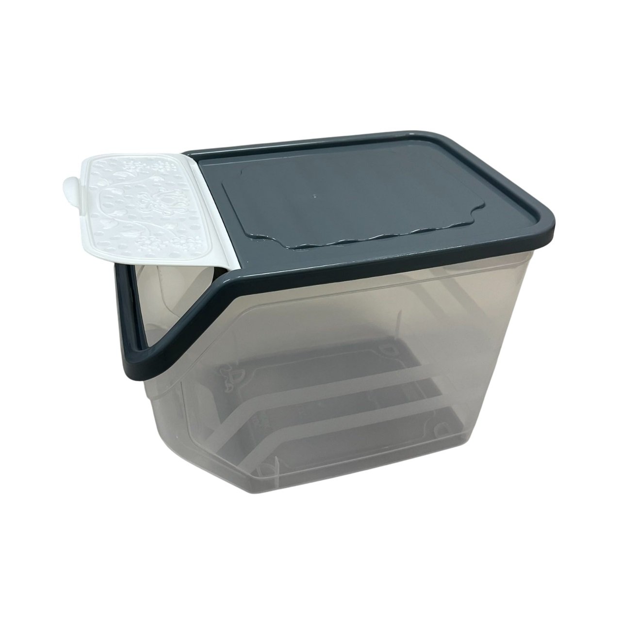 Контейнер для хранения овощей Poly Time E-395 пластиковый 30х22,5х23,5 см 11 л Серо-белый (23740)