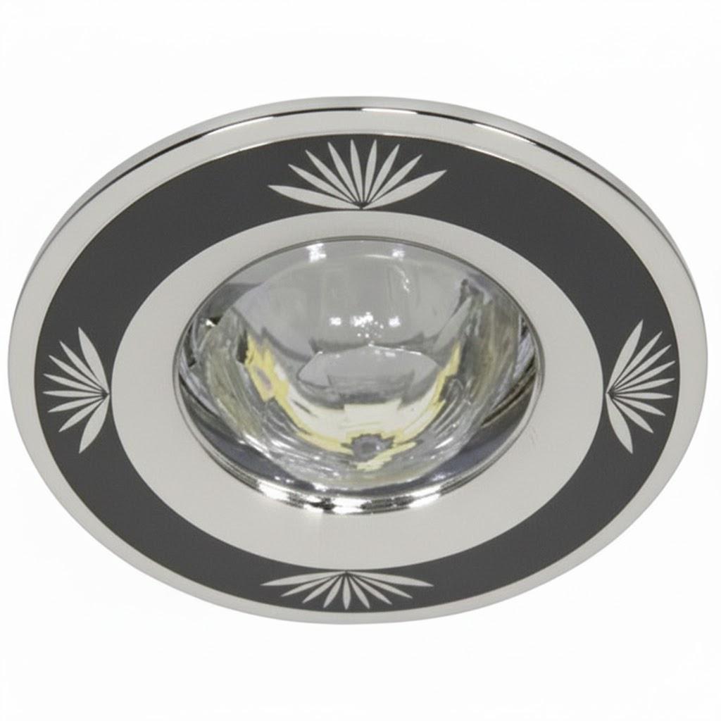 Точковий світильник Feron DL2011 Чорний/Сріблий (2612)