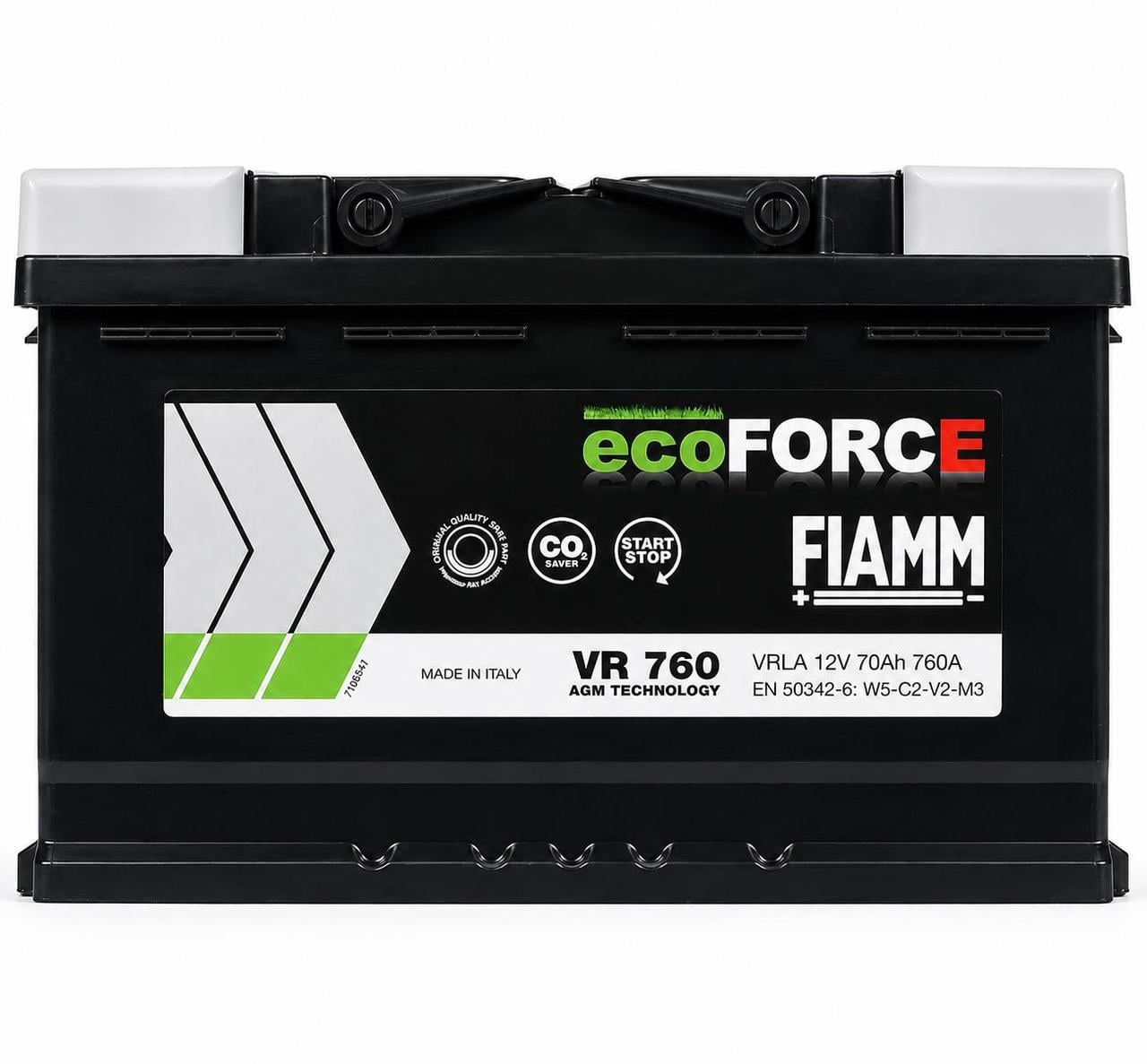 Акумулятор автомобільний Fiamm AGM 70 Ah 760A R+ 12V (3146081488) Акумулятор автомобільний Fiamm AGM 70 Ah 760A R+ 12V (3146081488)