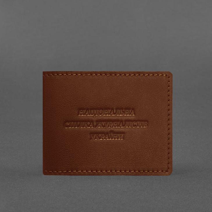 Обложка кожаная для удостоверения журналиста краст Светло-коричневый (A-027971) Обложка кожаная для удостоверения журналиста краст Светло-коричневый (A-027971)