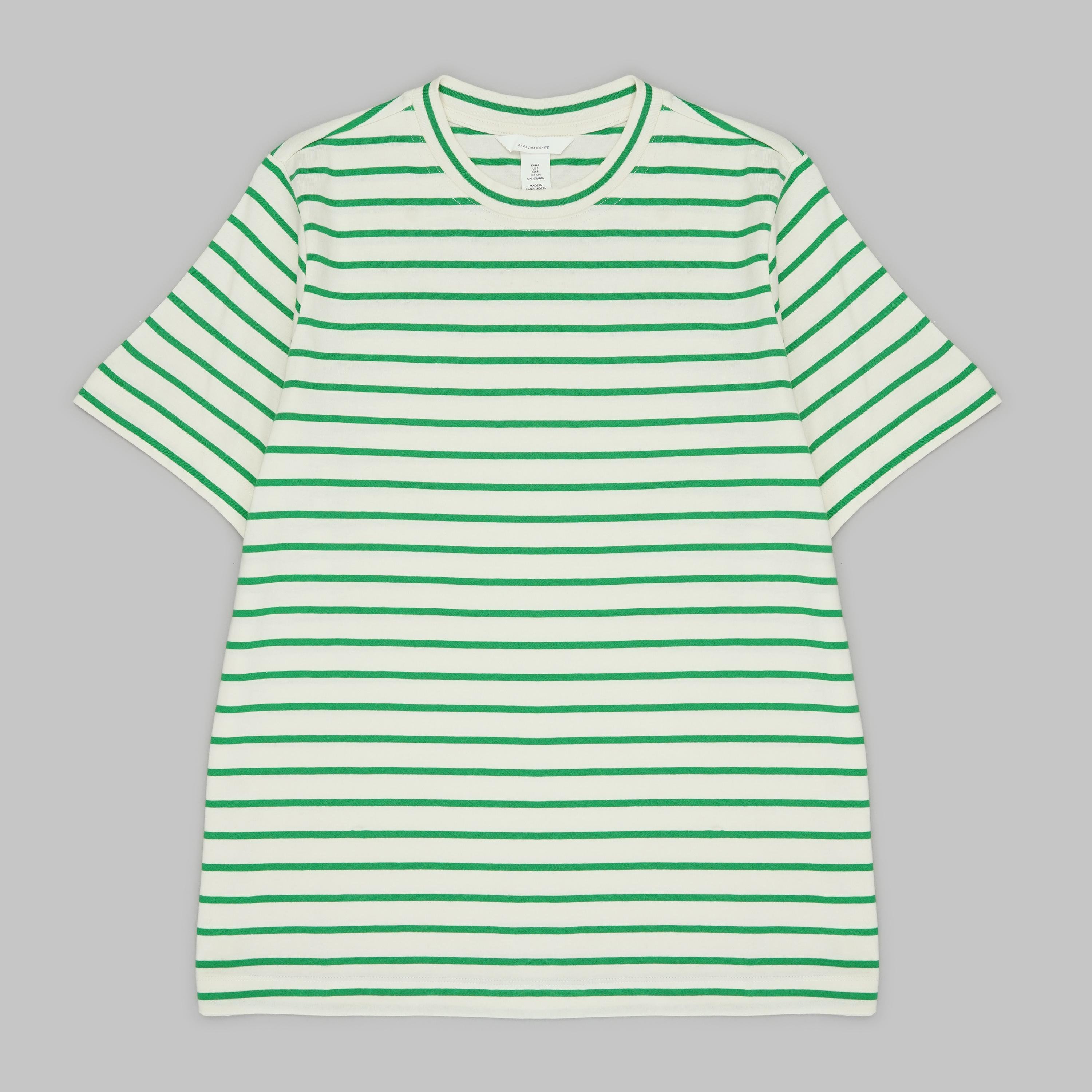 Футболка для годуючих H&M S Кремово-зелений (X10061030468)