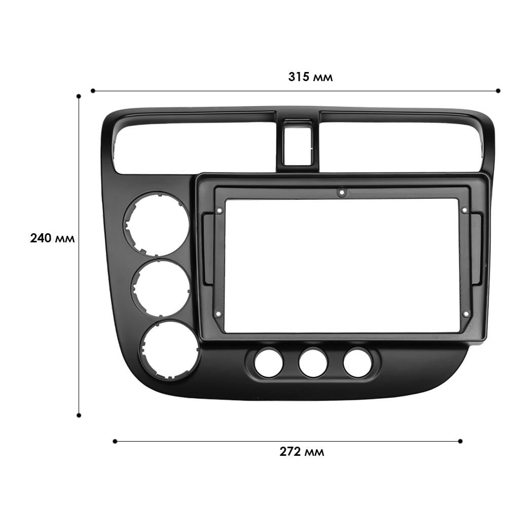 Перехідна рамка Honda Civic 2000-2006 (6745) 9" - фото 4