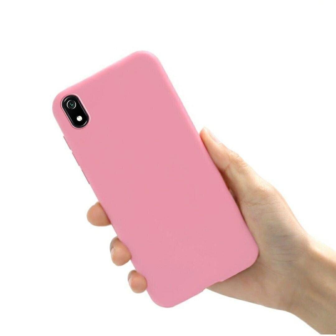 Чехол Candy Silicone для Xiaomi Redmi 9A Розовый (085708_6) - фото 1