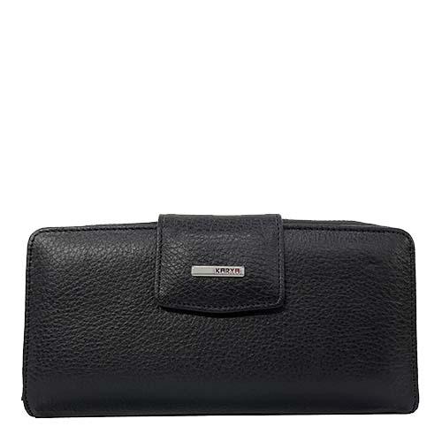 Гаманець жіночий Karya з натуральної шкіри Чорний (1119-45)