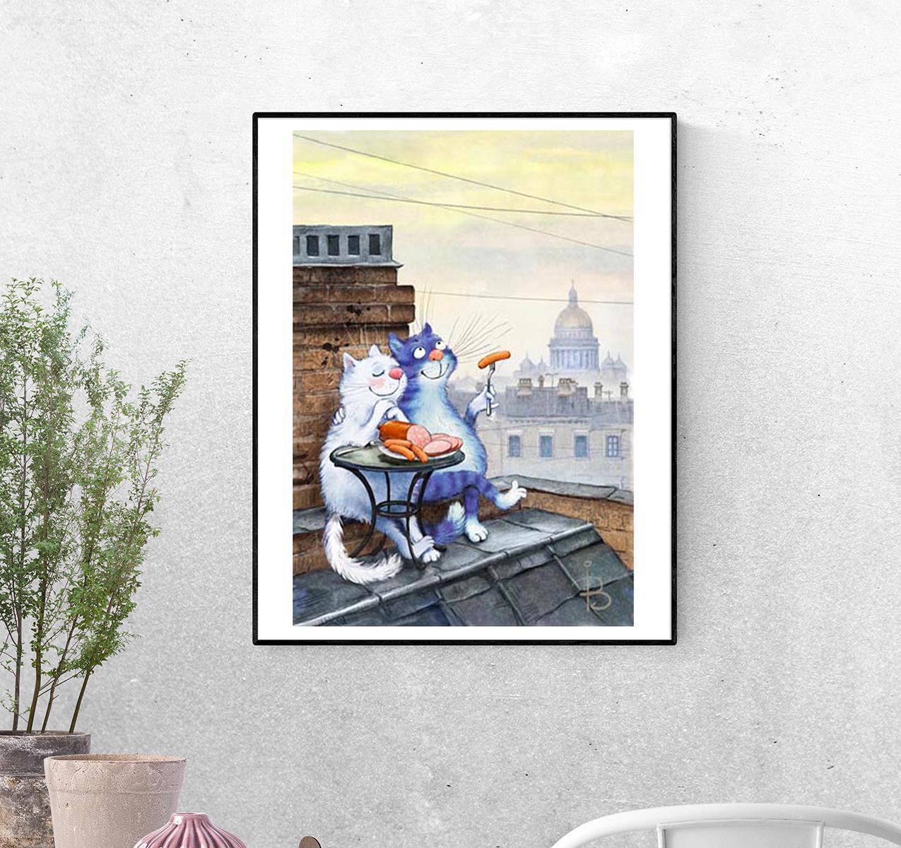 Постер Романтика на крыше формат А-1 (rinaz_20162225023_Poster)