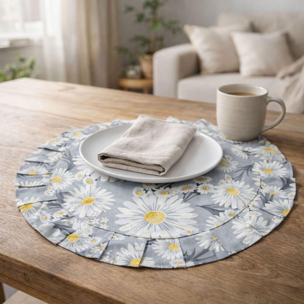 Набор салфеток с оборкой IDEIA для сервировки стола 30 см 2 шт. Серый (27421) Набор салфеток с оборкой IDEIA для сервировки стола 30 см 2 шт. Серый (27421)