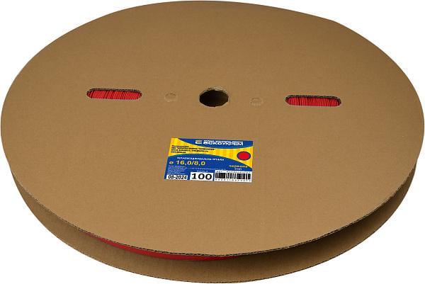 Трубка термоусаджувальна АСКО-УКРЕМ 16/8 мм 100 м Червоний (28685447) Трубка термоусаджувальна АСКО-УКРЕМ 16/8 мм 100 м Червоний (28685447)