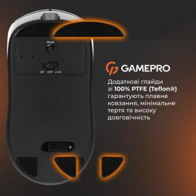 Комп'ютерна мишка GamePro Genesis Winner Bluetooth/USB White (GM079W) - фото 4 Комп'ютерна мишка GamePro Genesis Winner Bluetooth/USB White (GM079W) - фото 4