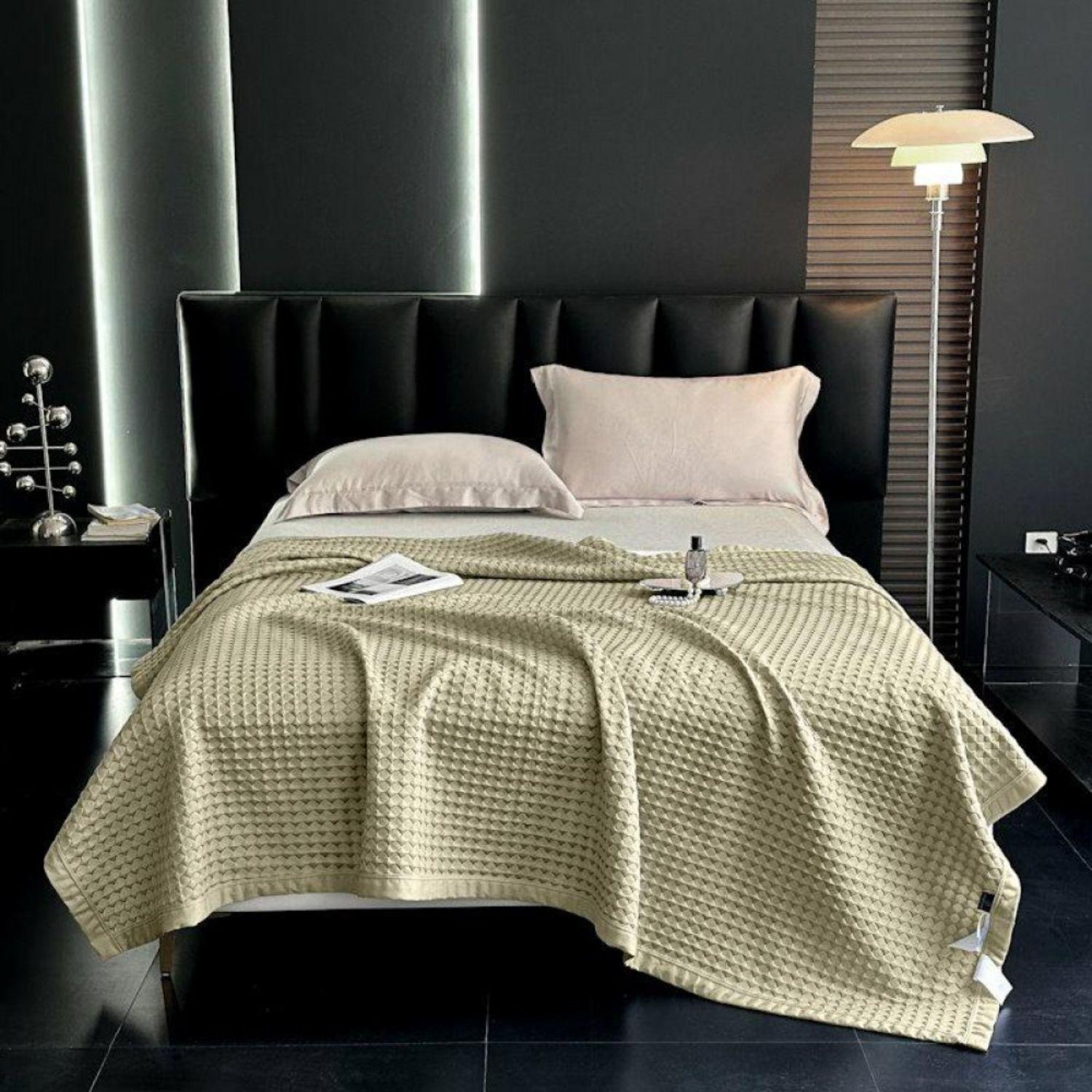 Одеяло-плед летнее Холодок с охлаждающим эффектом Светло-бежевый (7255) Одеяло-плед летнее Холодок с охлаждающим эффектом Светло-бежевый (7255)