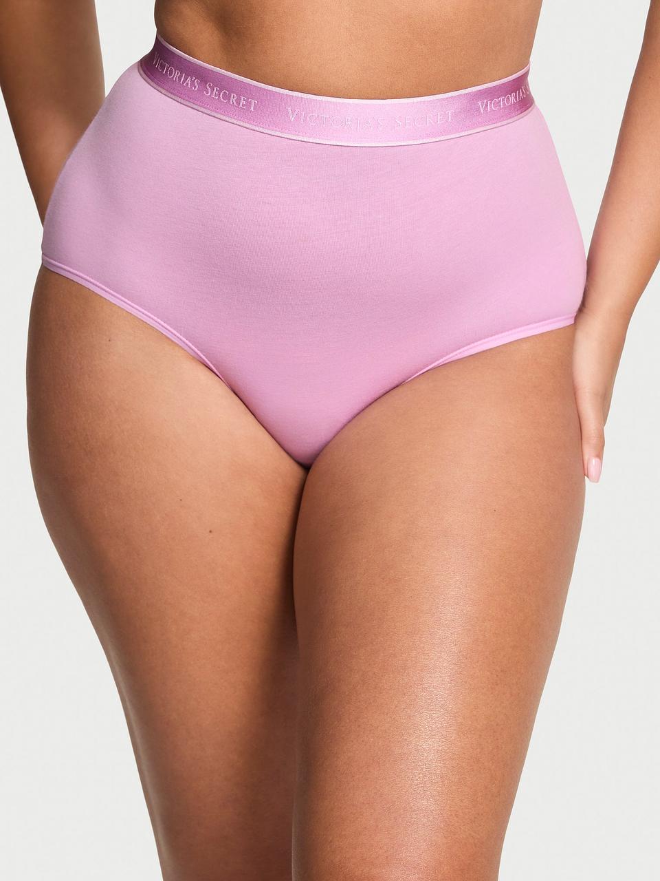 Трусики женские Victoria's Secret Brief Logo Cotton Modern L Сиреневый (68975231487535)