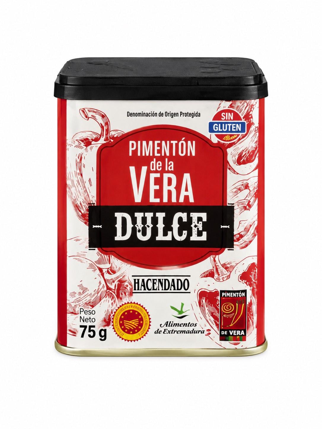 Паприка ароматная Pimentón de la Vera Dulce 75 гр