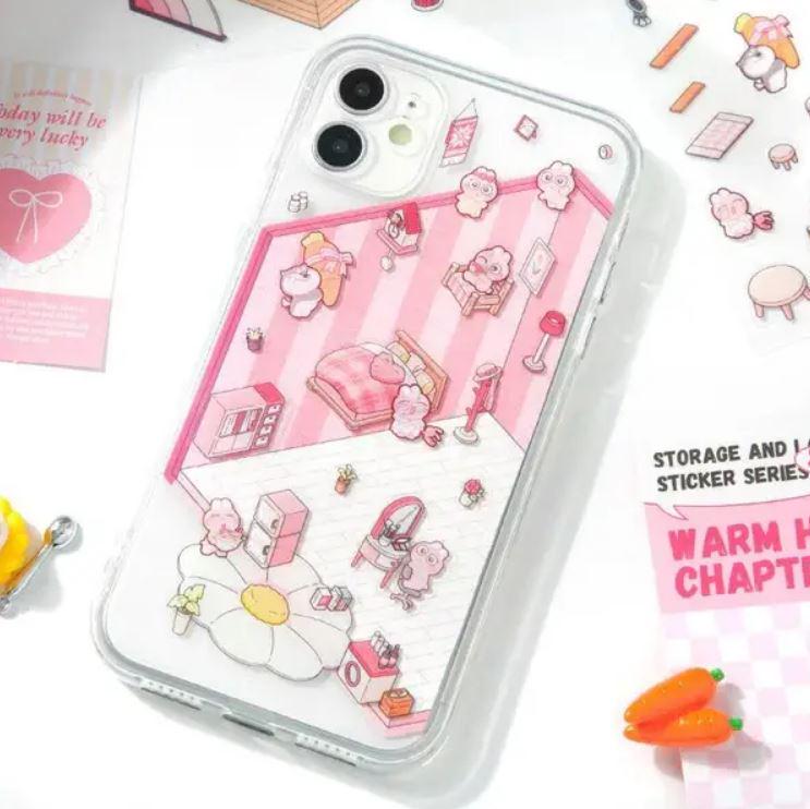 Наклейки 3D для створення міні кімнат з капібарою 4в1 з пінцетом - фото 16 Наклейки 3D для створення міні кімнат з капібарою 4в1 з пінцетом - фото 16