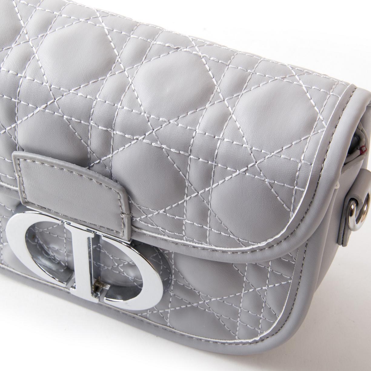 Женская сумочка-клатч Fashion 7117 Серый - фото 3