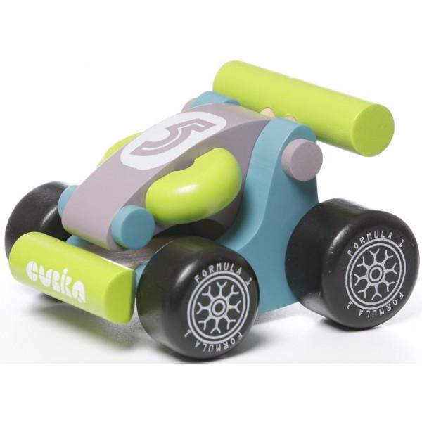 Машинка деревянная Cubika Мини Карт LM-2 Салатовый (12053с)