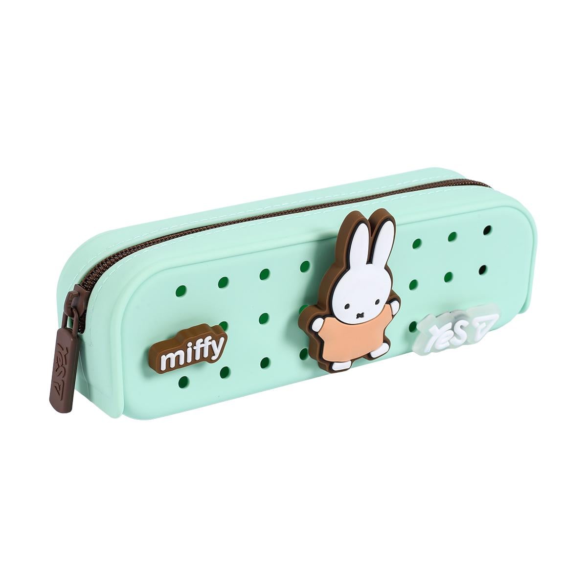 Пенал школьный YES Miffy силиконовый 1 отделение Зеленый (533845)