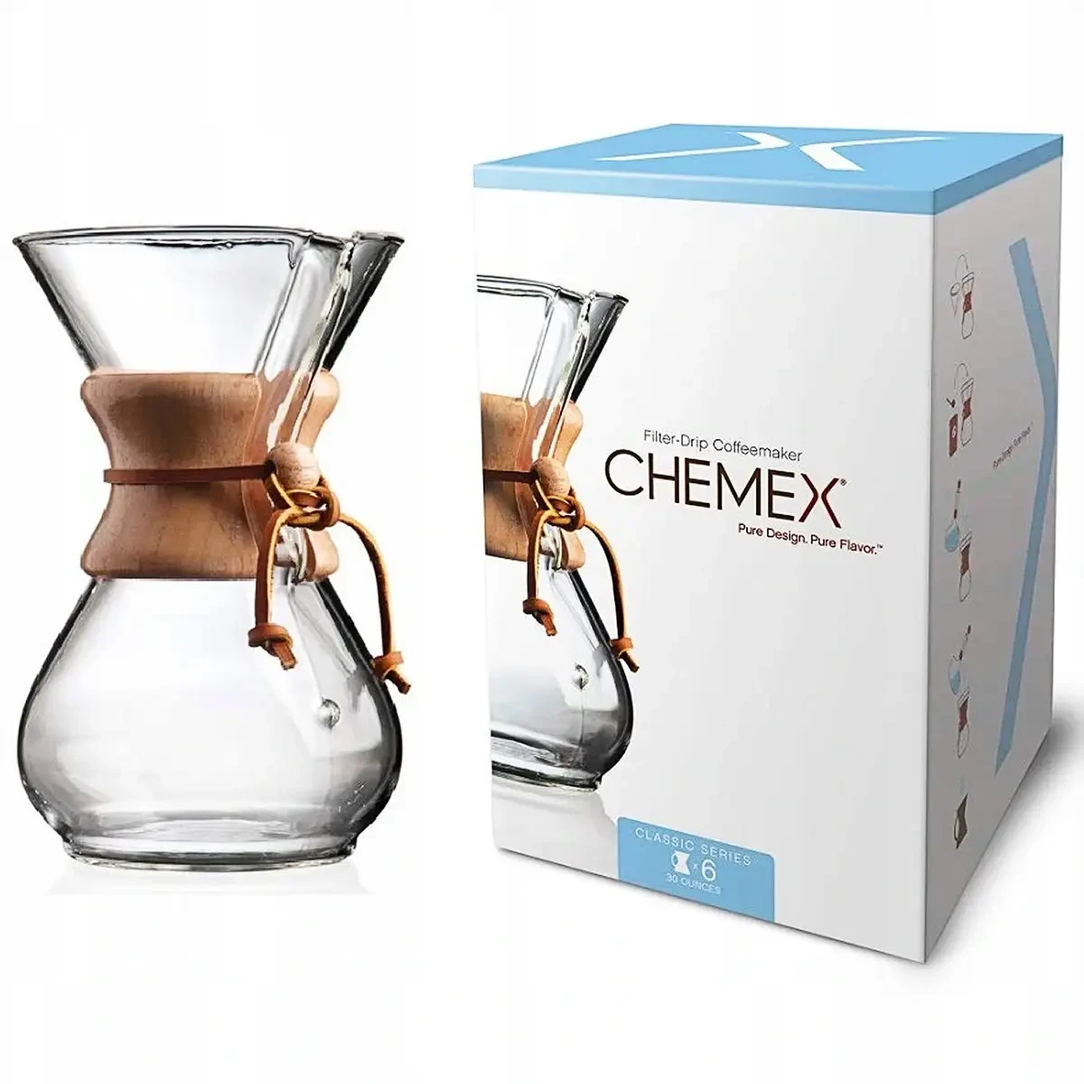 Заварник для кави Chemex CM-6A на 6 чашок (12654184)