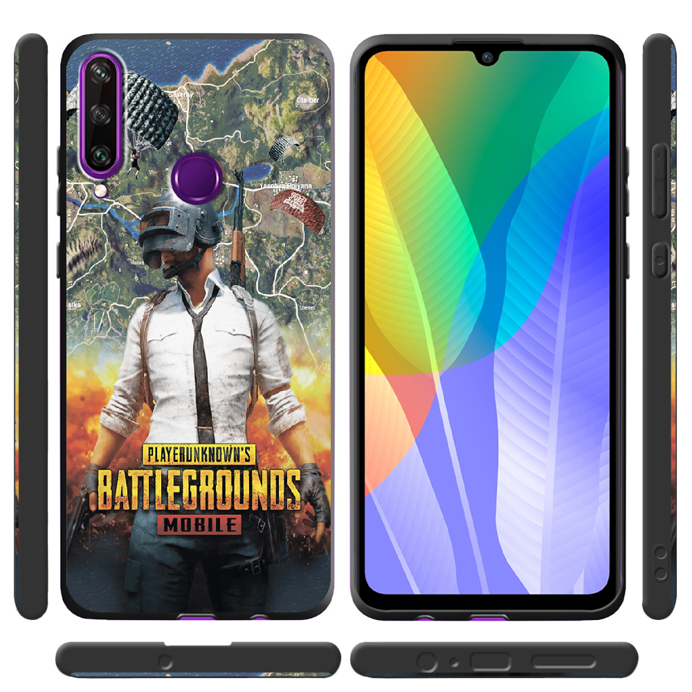 Чехол Boxface Huawei Y6p PUBG Mobile Черный силикон (40017-up2309-40308) - фото 2