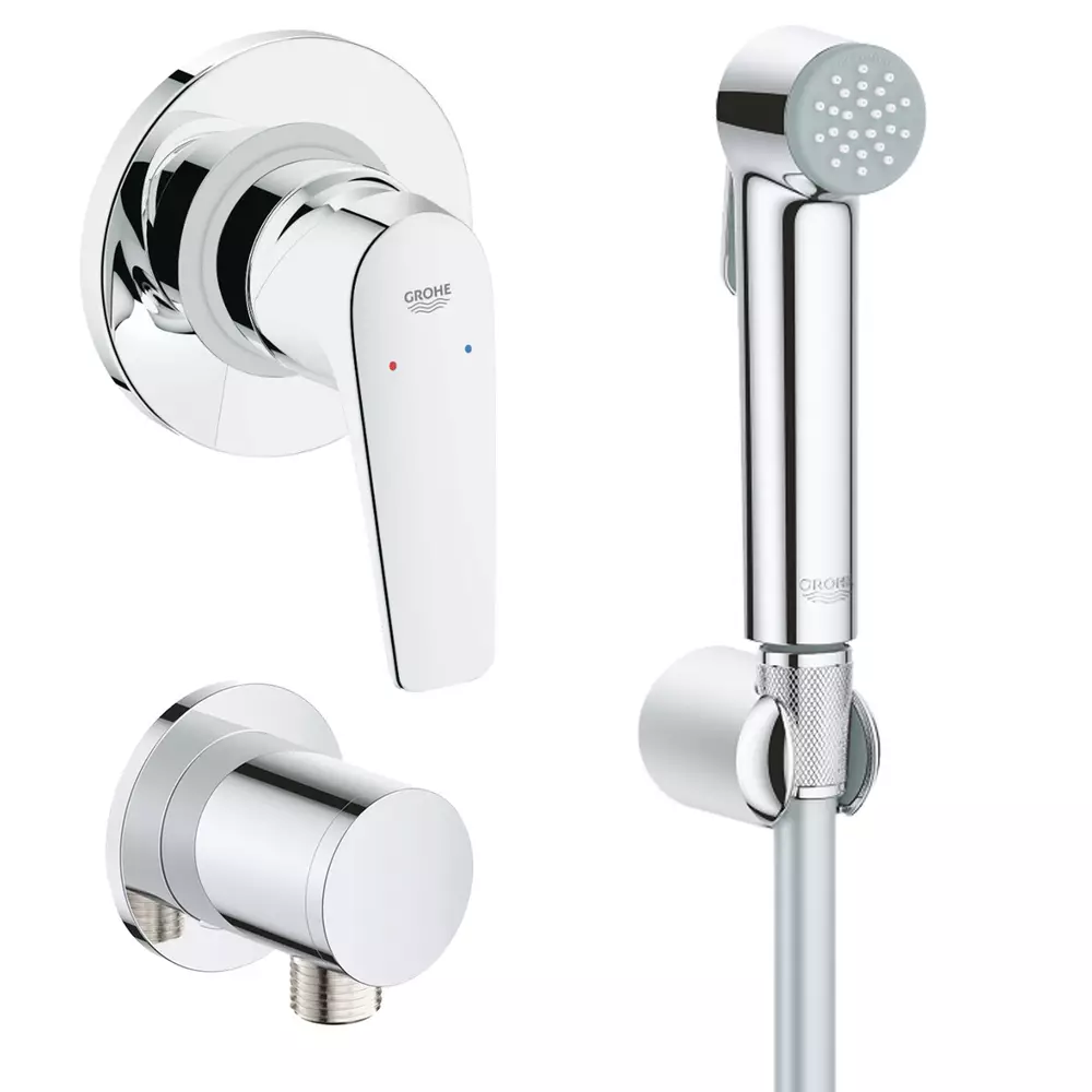 Гигиенический душ Grohe Bau Flow UA12164501 со смесителем (34971174)