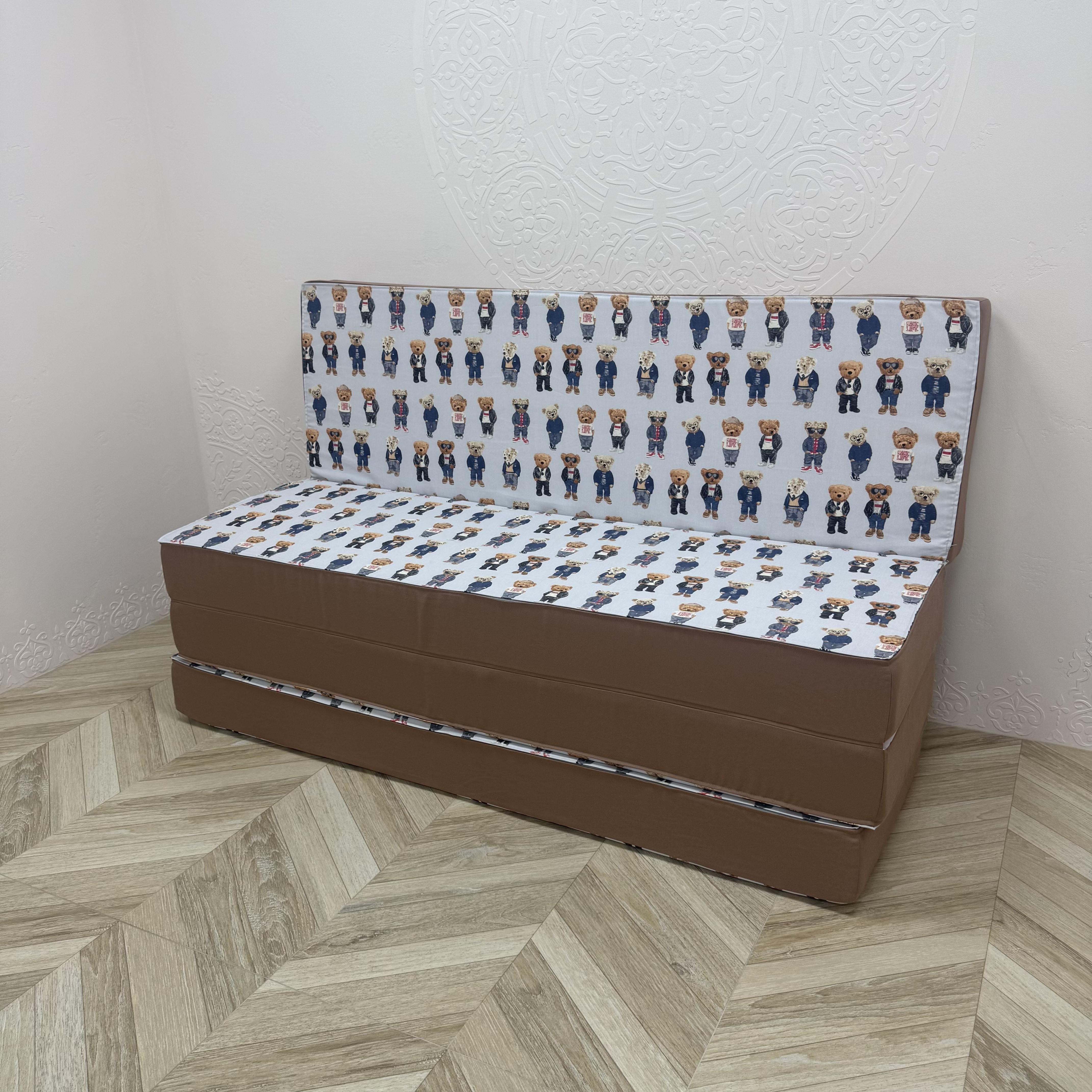 Матрас-трансформер Comfort Home Teddy раскладной 4 секции панама 200х100х5 см