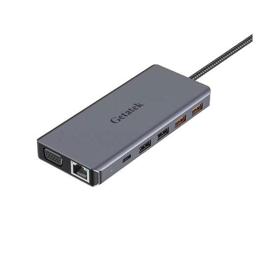 Хаб-концентратор Getatek 13в1 100W USB 3.2 для Windows/MacBook Air/Pro/iPad/M1-M2