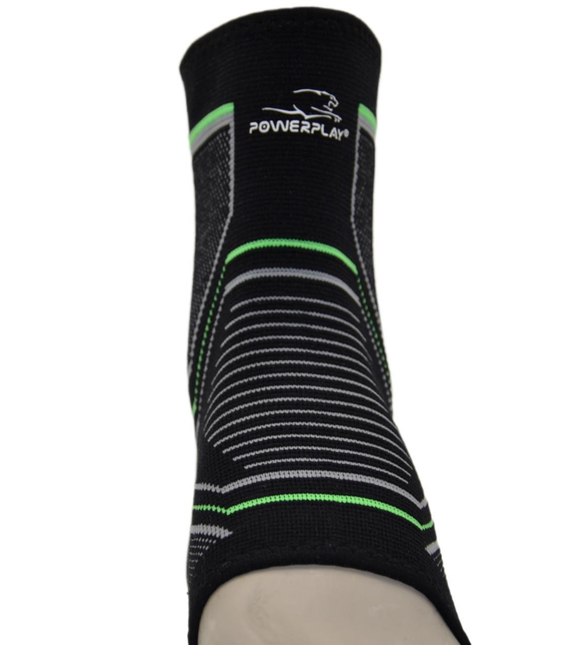 Бандажи на голеностоп PowerPlay 4100 пара L/XL Черный (27343032) - фото 5 Бандажи на голеностоп PowerPlay 4100 пара L/XL Черный (27343032) - фото 5