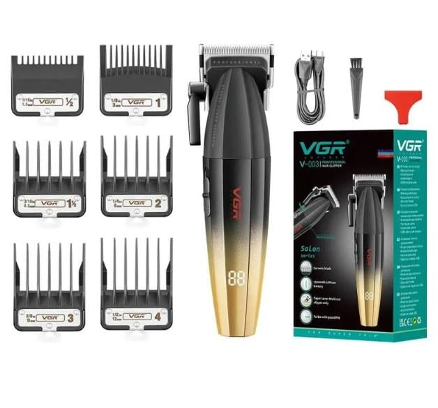 Машинка для стрижки VGR V-003 Gold - фото 2 Машинка для стрижки VGR V-003 Gold - фото 2