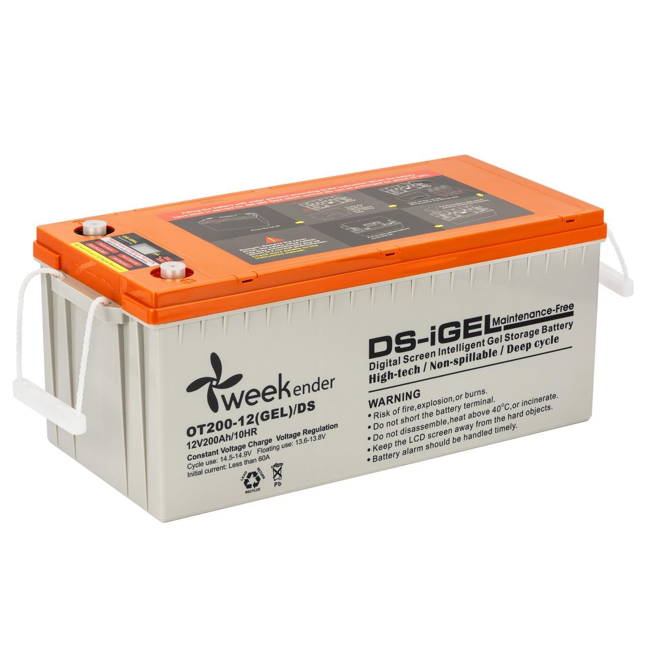 Акумулятор гелевий Weekender DS 200 Ah 12V з дисплеєм (29342089) - фото 2 Акумулятор гелевий Weekender DS 200 Ah 12V з дисплеєм (29342089) - фото 2