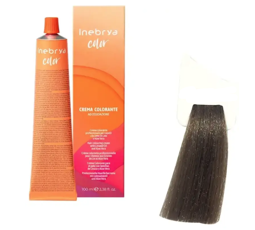 Крем-краска для волос INEBRYA Color с содержанием аммиака 100 мл 7/00 Насыщенный блонд