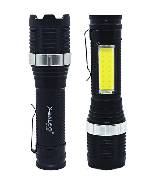 Ліхтар ручний акумуляторний BL-659-XPE+COB LED з боковим світлом (1753758874) - фото 4