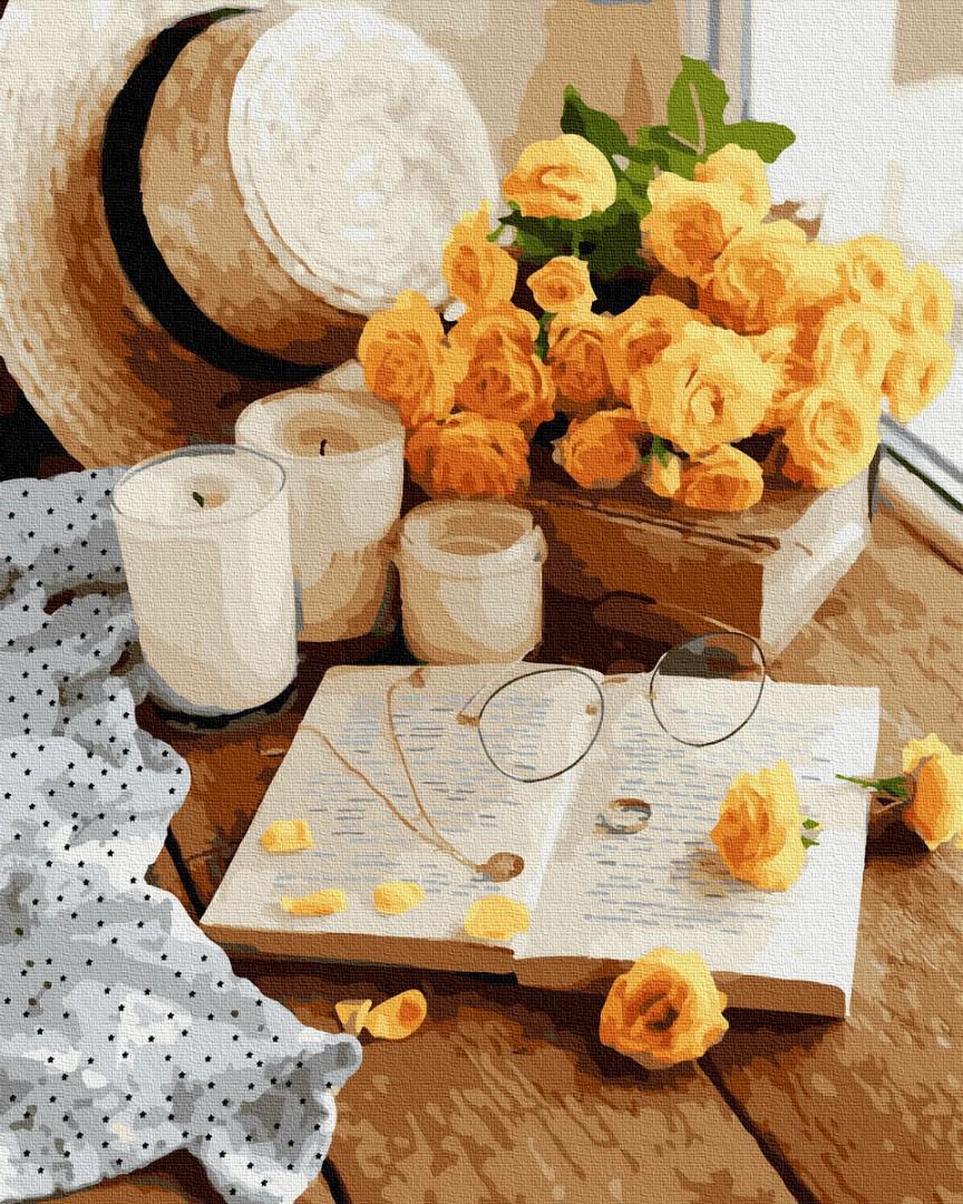 Картина по номерам Brushme Цветочная книга 40х50 см (GX38956)