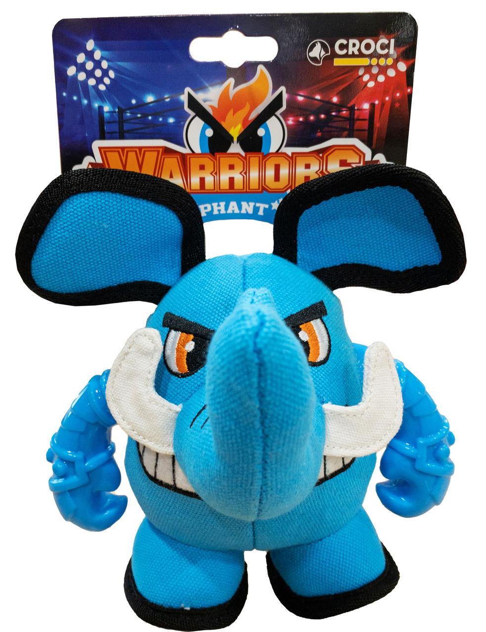 Игрушка для собак Croci Warriors Phant с пищалкой 18x12x12 см (1684412095) - фото 2 Игрушка для собак Croci Warriors Phant с пищалкой 18x12x12 см (1684412095) - фото 2