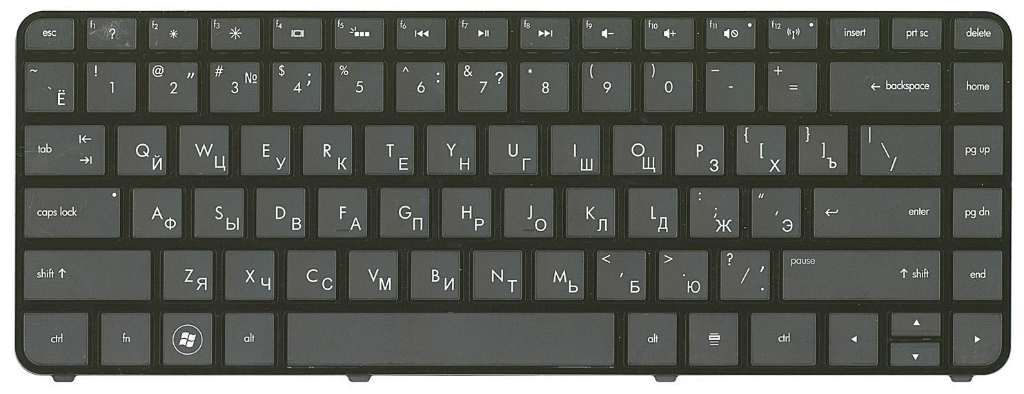Клавиатура для ноутбука HP Pavilion DM4-3000 с подсветкой Light Black Frame Black Клавиатура для ноутбука HP Pavilion DM4-3000 с подсветкой Light Black Frame Black