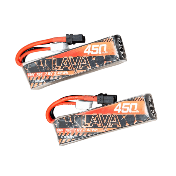 Аккумуляторы для квадрокоптеров BetaFPV LAVA 2S 75C XT30 для Cetus Pro/Cetus X/Meteor85 450 mAh 2 шт. (D470)