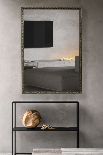 Дзеркало в багетній рамі 280/129 800х500 мм (С3903)